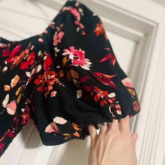 Maurices Red and Pink Smocked Maxi Dress ✨NWOT✨ - Picture 5 of 7